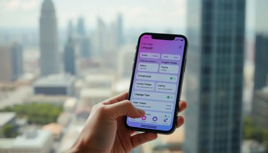 aprendizado de idiomas com aplicativos