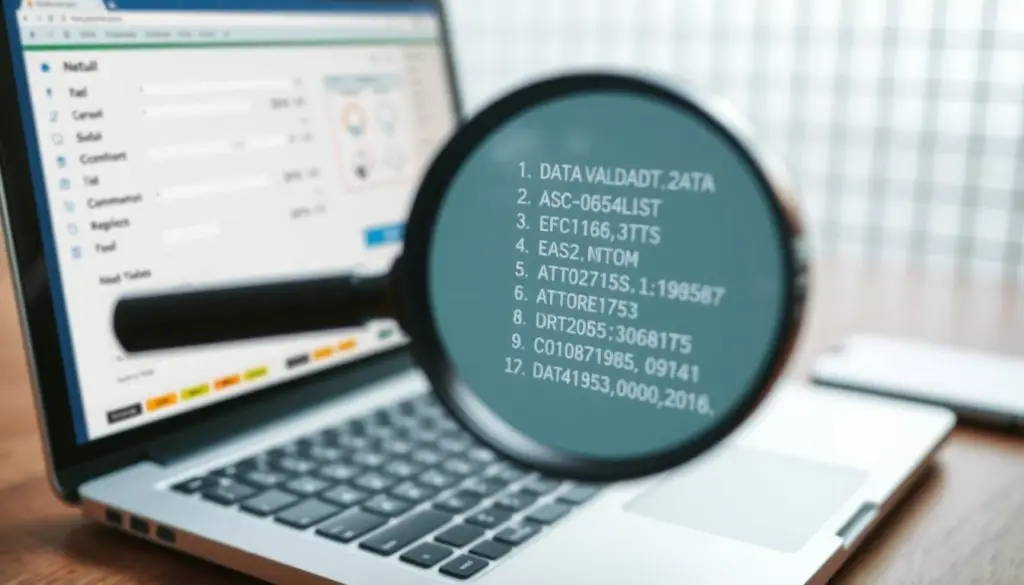 validação de dados